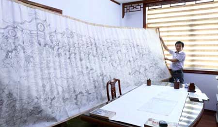 精器作木雕